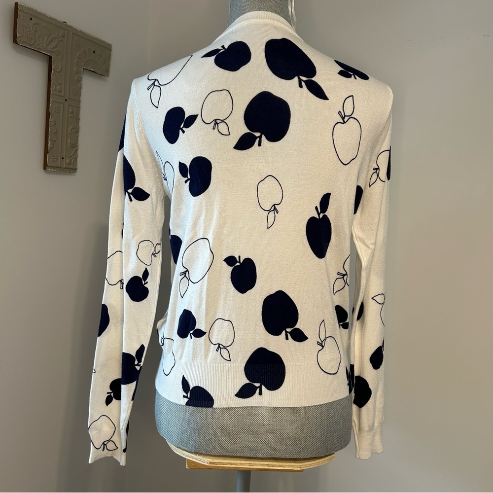 M & S COLLECTION Light Knit Whimsical Twee Button Up Long Sleeve Cardigan Size 8 - Picture 6 of 9